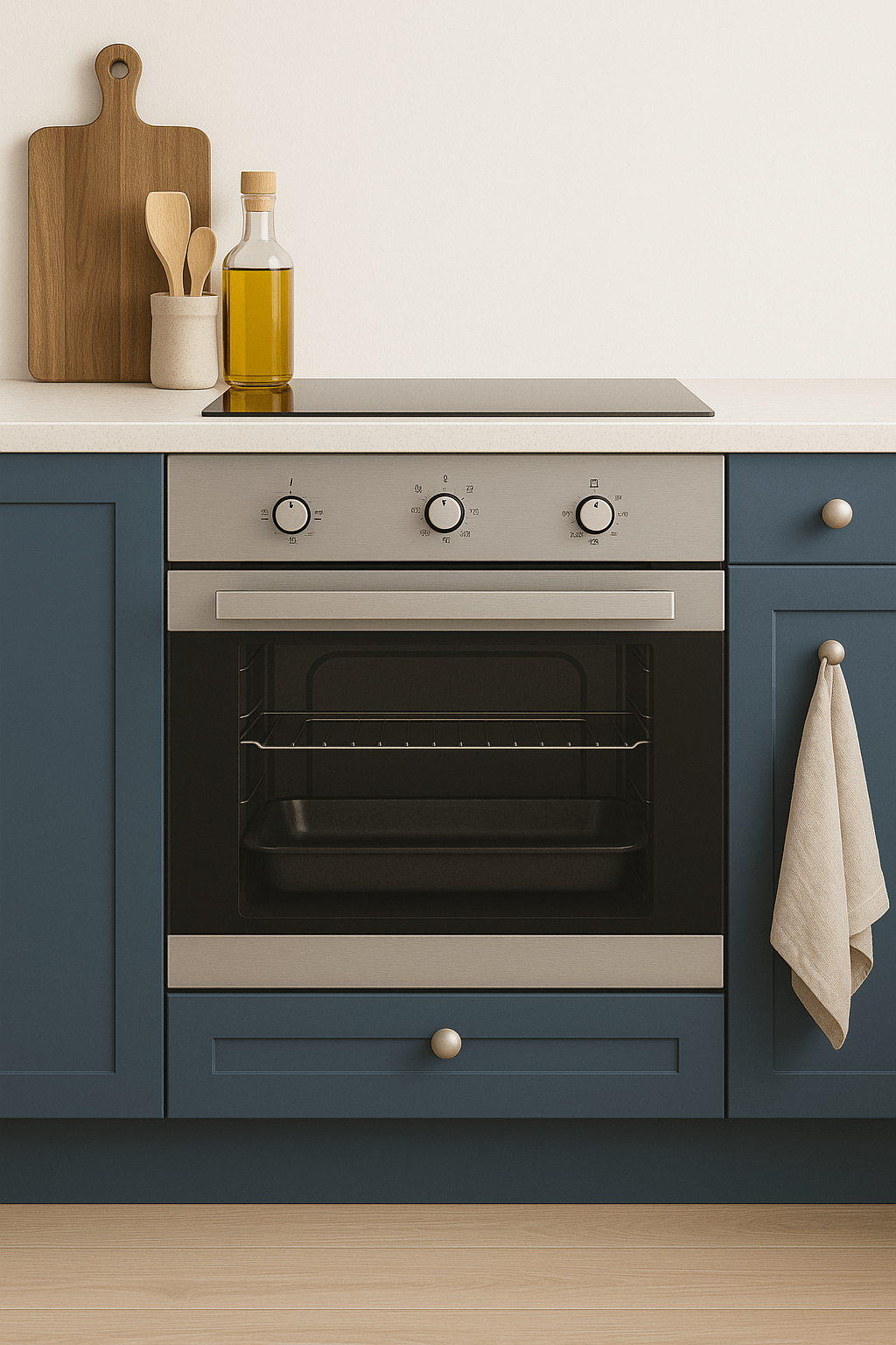 Four encastrable Silverline intégré dans une cuisine