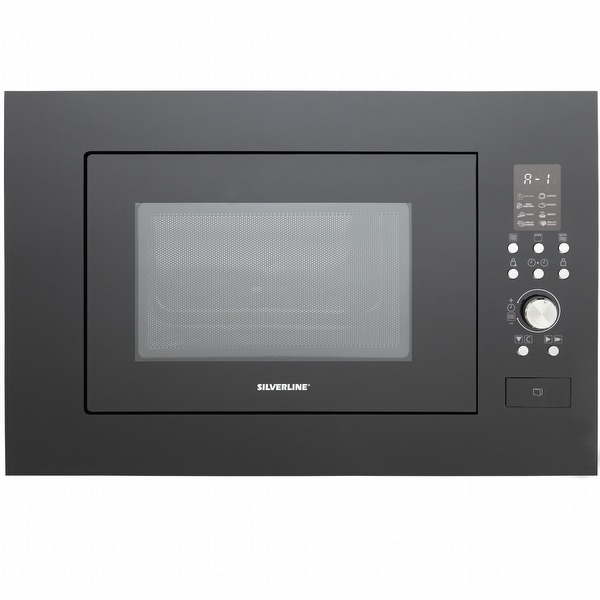 Micro-ondes Silverline encastrable noir